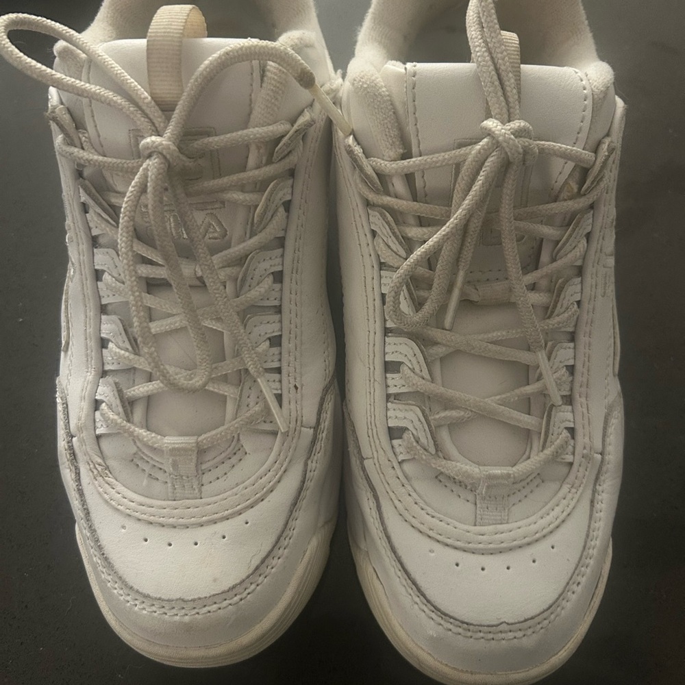 Fila White Chunky Sneakers
